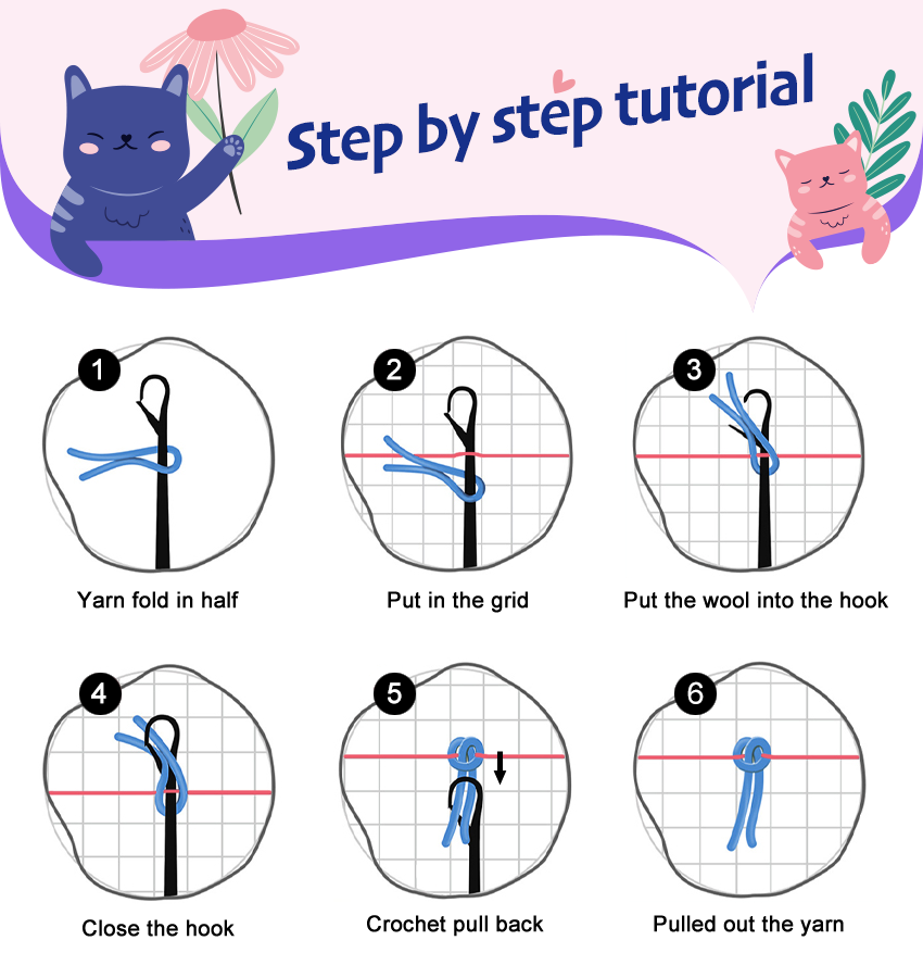 Pterosaur Dinosaur Latch Hook Rug Kit