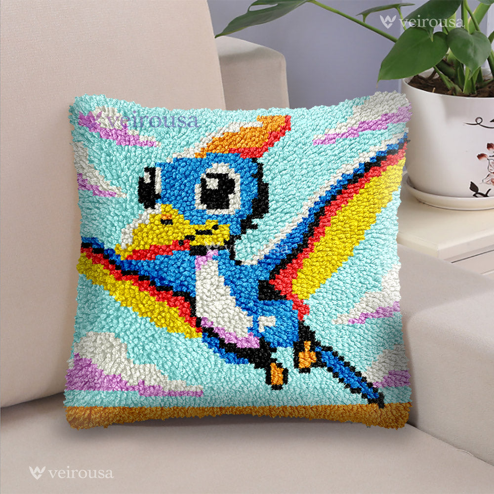 Veirousa Pterosaur Dino Latch Hook Pillow Kit