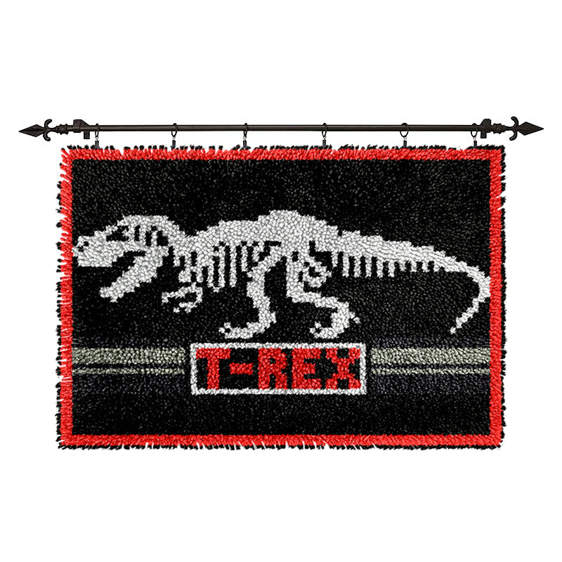 Veirousa T-REX Dinosaur Latch Hook Rug Kit